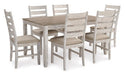 Skempton Dining Table and Chairs (Set of 7) - World Furniture Gallery (Newark, CA)