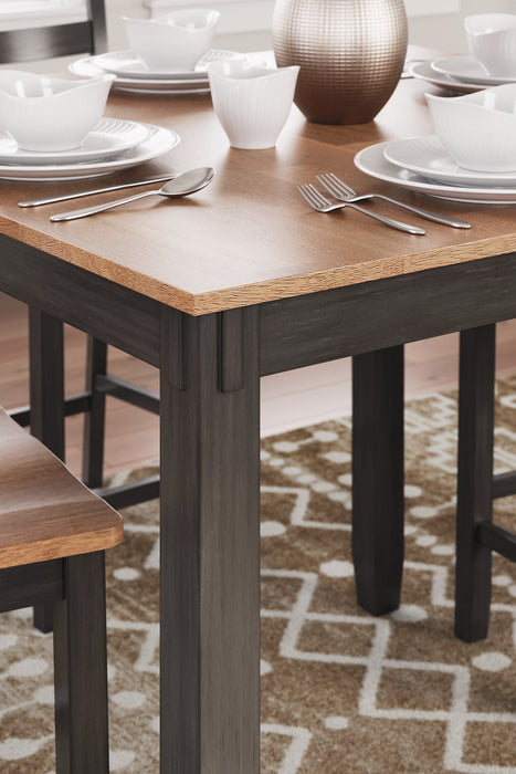 Gesthaven Counter Height Dining Table and 4 Barstools (Set of 5) - World Furniture Gallery (Newark, CA)