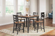 Gesthaven Counter Height Dining Table and 4 Barstools (Set of 5) - World Furniture Gallery (Newark, CA)