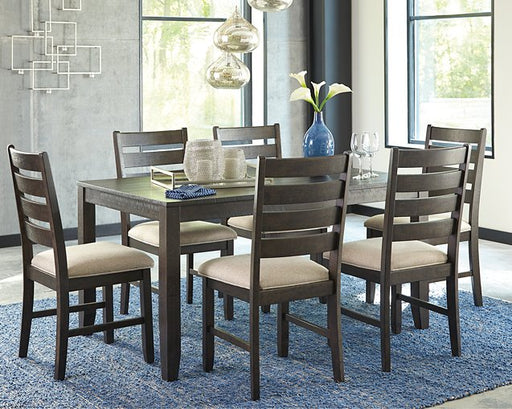 Rokane Dining Table and Chairs (Set of 7) - World Furniture Gallery (Newark, CA)