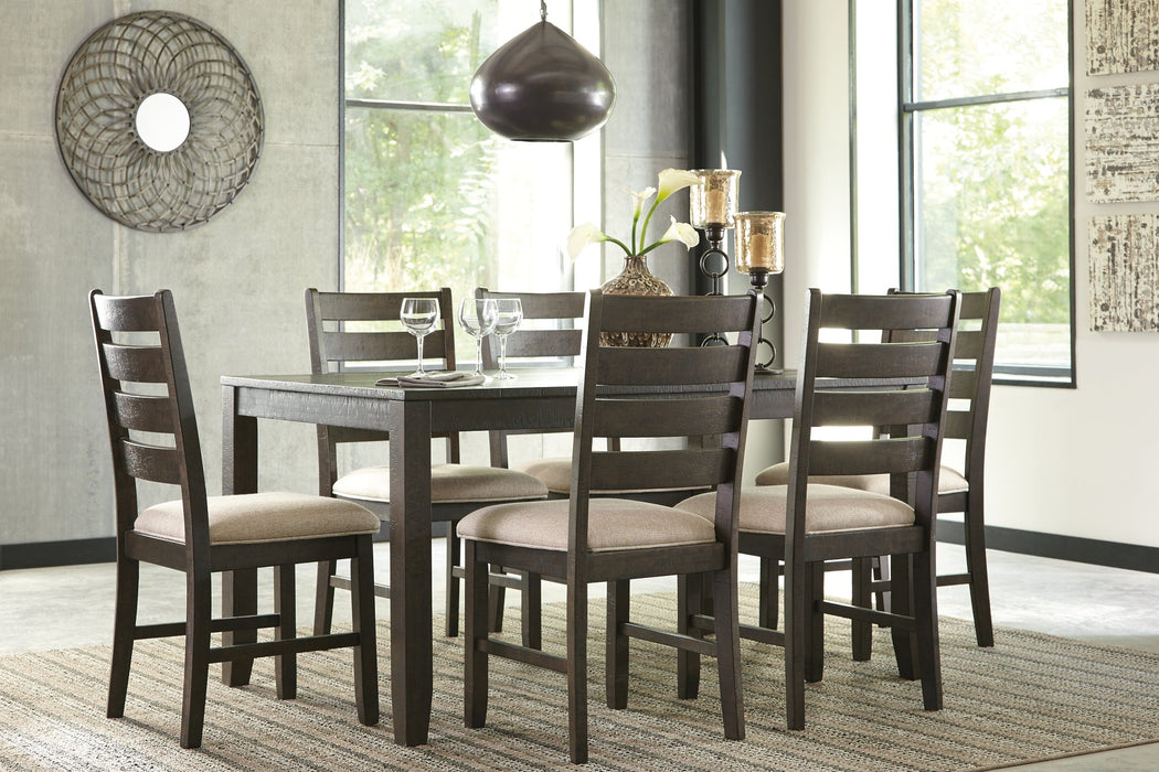 Rokane Dining Table and Chairs (Set of 7) - World Furniture Gallery (Newark, CA)