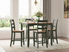 Gesthaven Counter Height Dining Table and 4 Barstools (Set of 5) - World Furniture Gallery (Newark, CA)