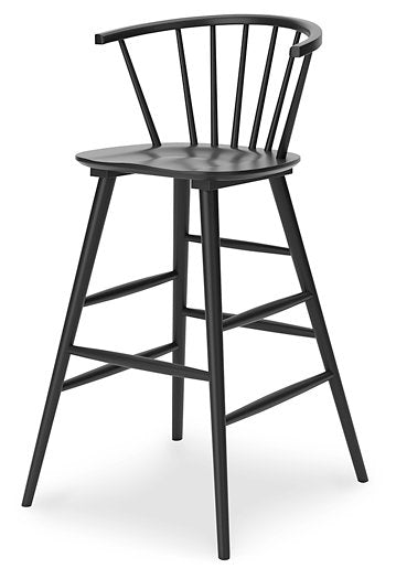 Otaska Bar Height Stool - World Furniture Gallery (Newark, CA)