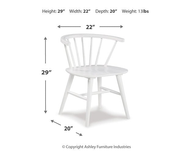 Grannen Dining Chair - World Furniture Gallery (Newark, CA)