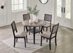 Corloda Dining Table and 4 Chairs (Set of 5) - World Furniture Gallery (Newark, CA)