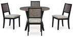 Corloda Dining Table and 4 Chairs (Set of 5) - World Furniture Gallery (Newark, CA)