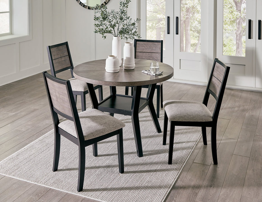 Corloda Dining Table and 4 Chairs (Set of 5) - World Furniture Gallery (Newark, CA)