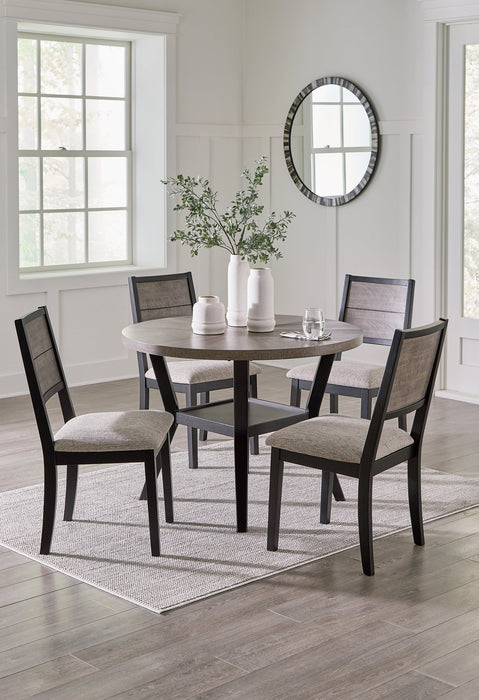 Corloda Dining Table and 4 Chairs (Set of 5) - World Furniture Gallery (Newark, CA)