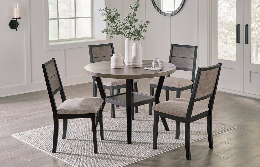 Corloda Dining Table and 4 Chairs (Set of 5) - World Furniture Gallery (Newark, CA)