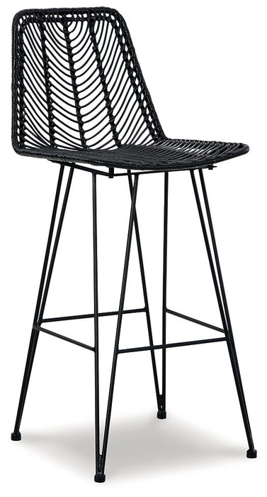 Angentree Bar Height Bar Stool - World Furniture Gallery (Newark, CA)