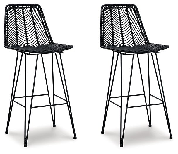 Angentree Bar Height Bar Stool - World Furniture Gallery (Newark, CA)