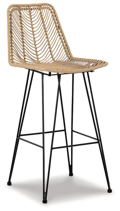 Angentree Bar Height Bar Stool - World Furniture Gallery (Newark, CA)