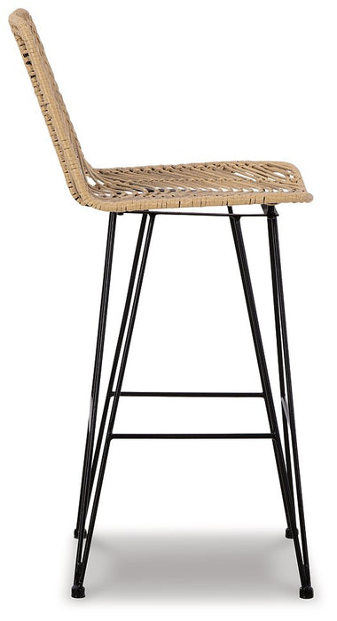 Angentree Bar Height Bar Stool - World Furniture Gallery (Newark, CA)