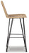 Angentree Bar Height Bar Stool - World Furniture Gallery (Newark, CA)