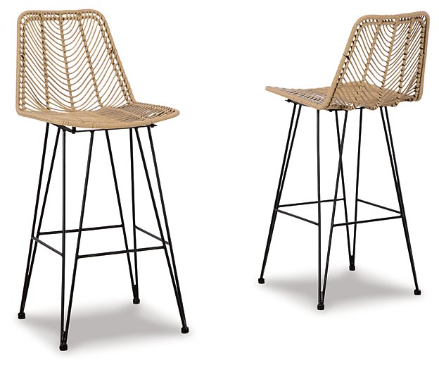 Angentree Bar Height Bar Stool - World Furniture Gallery (Newark, CA)