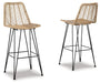 Angentree Bar Height Bar Stool - World Furniture Gallery (Newark, CA)