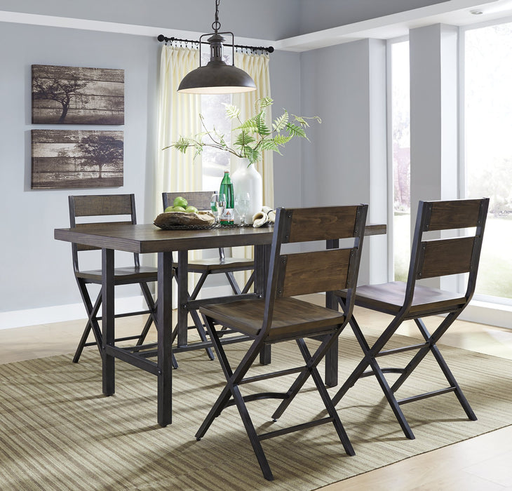 Kavara Counter Height Dining Set - World Furniture Gallery (Newark, CA)