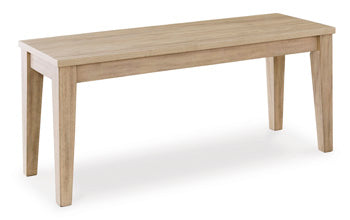 Gleanville 42" Dining Bench - World Furniture Gallery (Newark, CA)