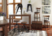 Pinnadel Bar Height Bar Stool - World Furniture Gallery (Newark, CA)