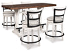 Valebeck Counter Height Dining Set - World Furniture Gallery (Newark, CA)