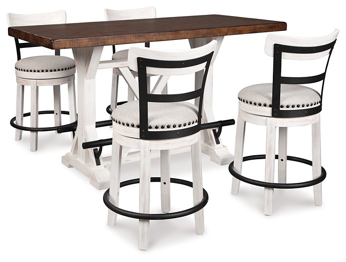 Valebeck Counter Height Dining Set - World Furniture Gallery (Newark, CA)