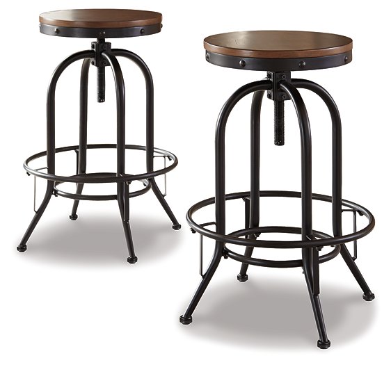 Valebeck Bar Height Bar Stool - World Furniture Gallery (Newark, CA)