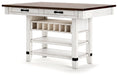 Valebeck Counter Height Dining Table - World Furniture Gallery (Newark, CA)