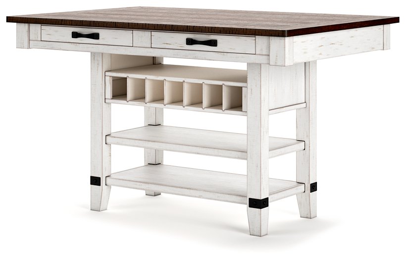 Valebeck Counter Height Dining Table - World Furniture Gallery (Newark, CA)