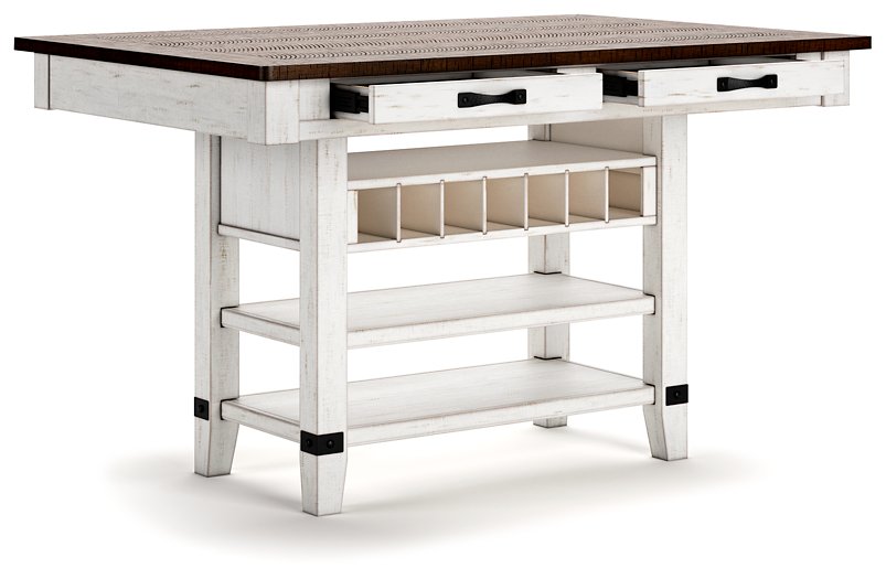 Valebeck Counter Height Dining Table - World Furniture Gallery (Newark, CA)