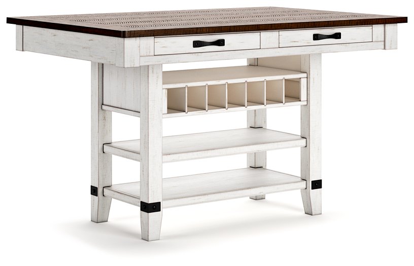 Valebeck Counter Height Dining Table - World Furniture Gallery (Newark, CA)