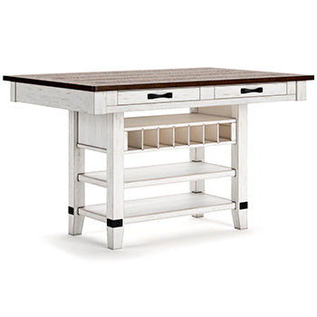 Valebeck Counter Height Dining Table - World Furniture Gallery (Newark, CA)