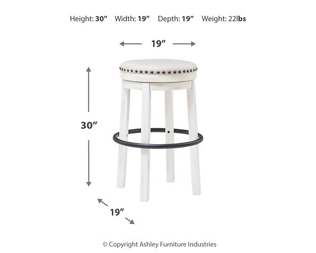 Valebeck Bar Height Stool - World Furniture Gallery (Newark, CA)