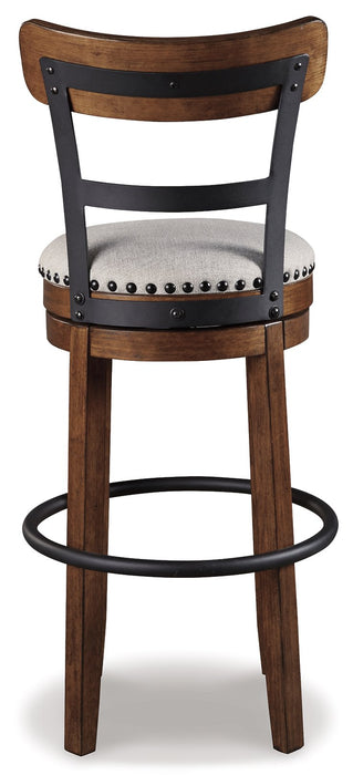 Valebeck Bar Height Bar Stool - World Furniture Gallery (Newark, CA)