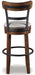 Valebeck Bar Height Bar Stool - World Furniture Gallery (Newark, CA)