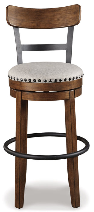 Valebeck Bar Height Bar Stool - World Furniture Gallery (Newark, CA)