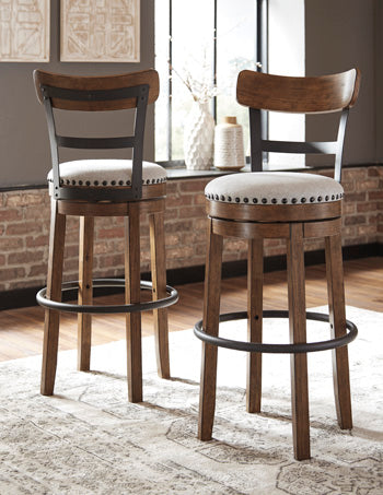 Valebeck Bar Height Bar Stool - World Furniture Gallery (Newark, CA)