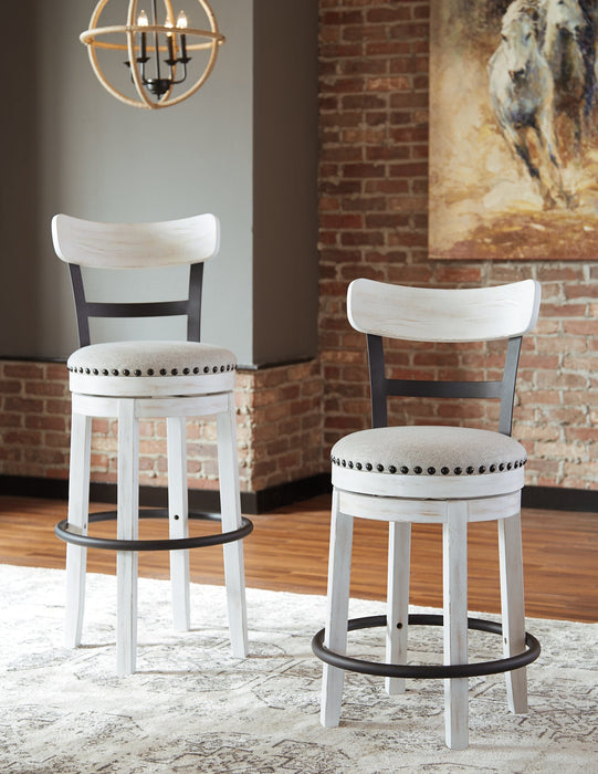 Valebeck Bar Height Bar Stool - World Furniture Gallery (Newark, CA)