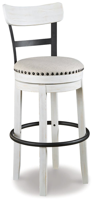 Valebeck Bar Height Bar Stool - World Furniture Gallery (Newark, CA)