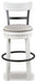 Valebeck Bar Height Bar Stool - World Furniture Gallery (Newark, CA)