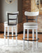 Valebeck Bar Height Bar Stool - World Furniture Gallery (Newark, CA)