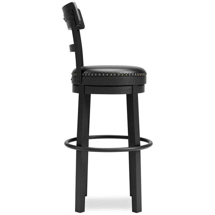 Valebeck Bar Height Bar Stool - World Furniture Gallery (Newark, CA)