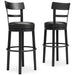 Valebeck Bar Height Bar Stool - World Furniture Gallery (Newark, CA)