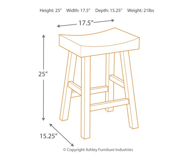 Glosco Counter Height Bar Stool - World Furniture Gallery (Newark, CA)