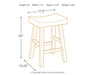 Glosco Counter Height Bar Stool - World Furniture Gallery (Newark, CA)