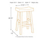 Glosco Bar Height Bar Stool - World Furniture Gallery (Newark, CA)