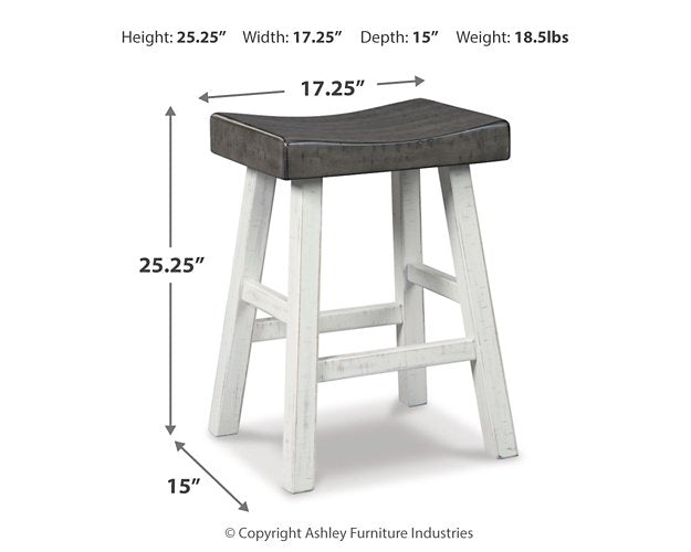 Glosco Counter Height Bar Stool - World Furniture Gallery (Newark, CA)