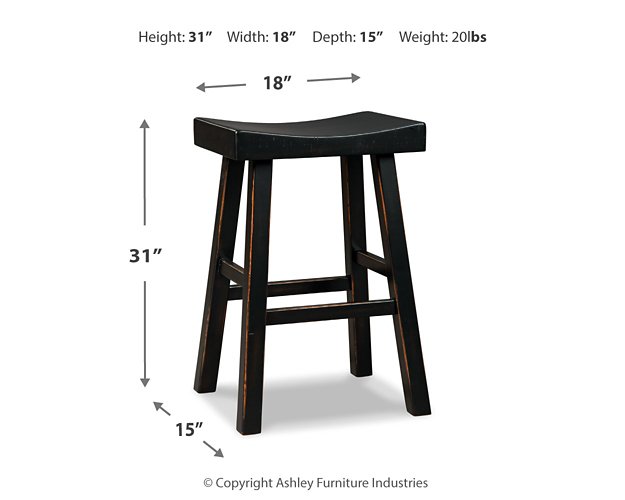 Glosco Pub Height Bar Stool - World Furniture Gallery (Newark, CA)