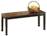 Owingsville Dining Bench - World Furniture Gallery (Newark, CA)