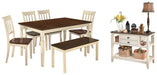 Whitesburg Dining Set - World Furniture Gallery (Newark, CA)