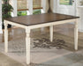 Whitesburg Dining Table - World Furniture Gallery (Newark, CA)